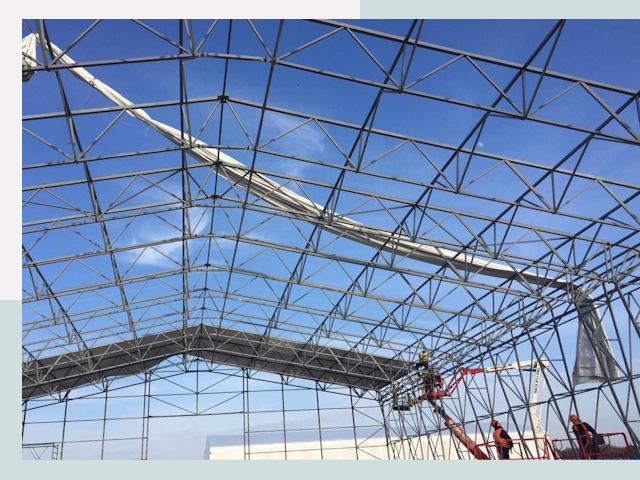 Шатровые ангары от 608 руб. в Сызрани и Самарской области