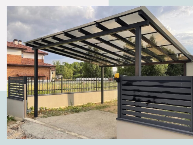 Металлические навесы в Сызрань от 608 руб. за м²