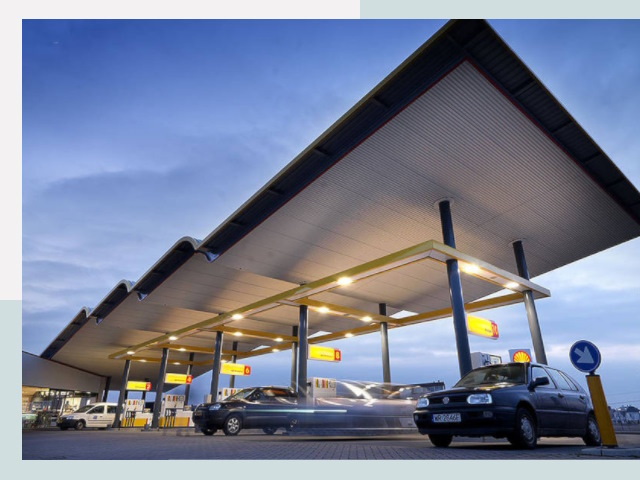 Навесы для АЗС в Сызрань от 608 руб. - Защита и комфорт