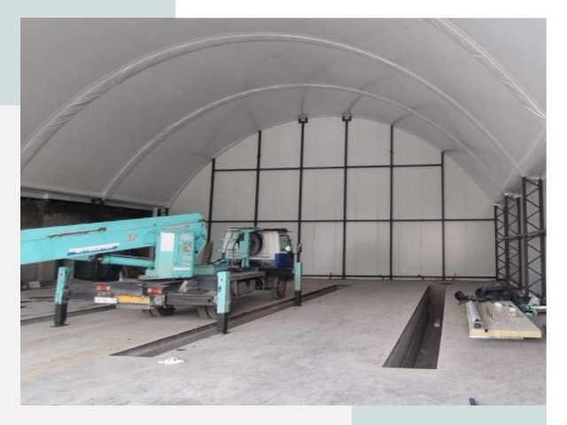 Внутреннее оснащение ангаров в Сызрани